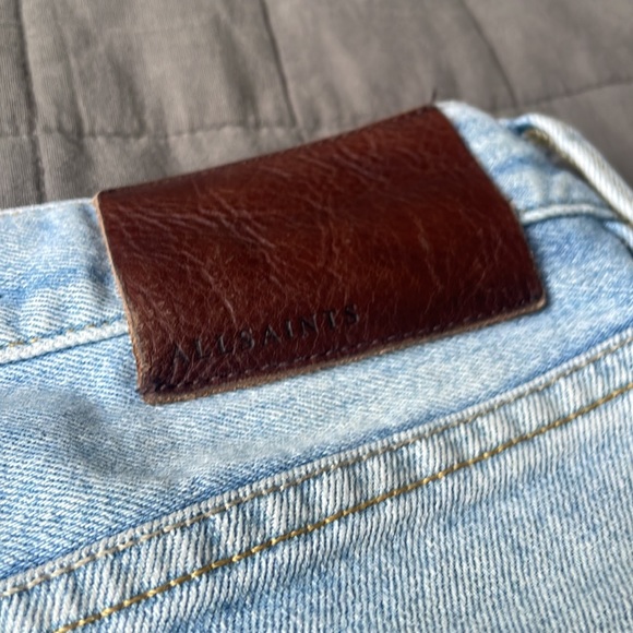 All Saints Light Blue washed Denim jeans - Picture 6 of 6